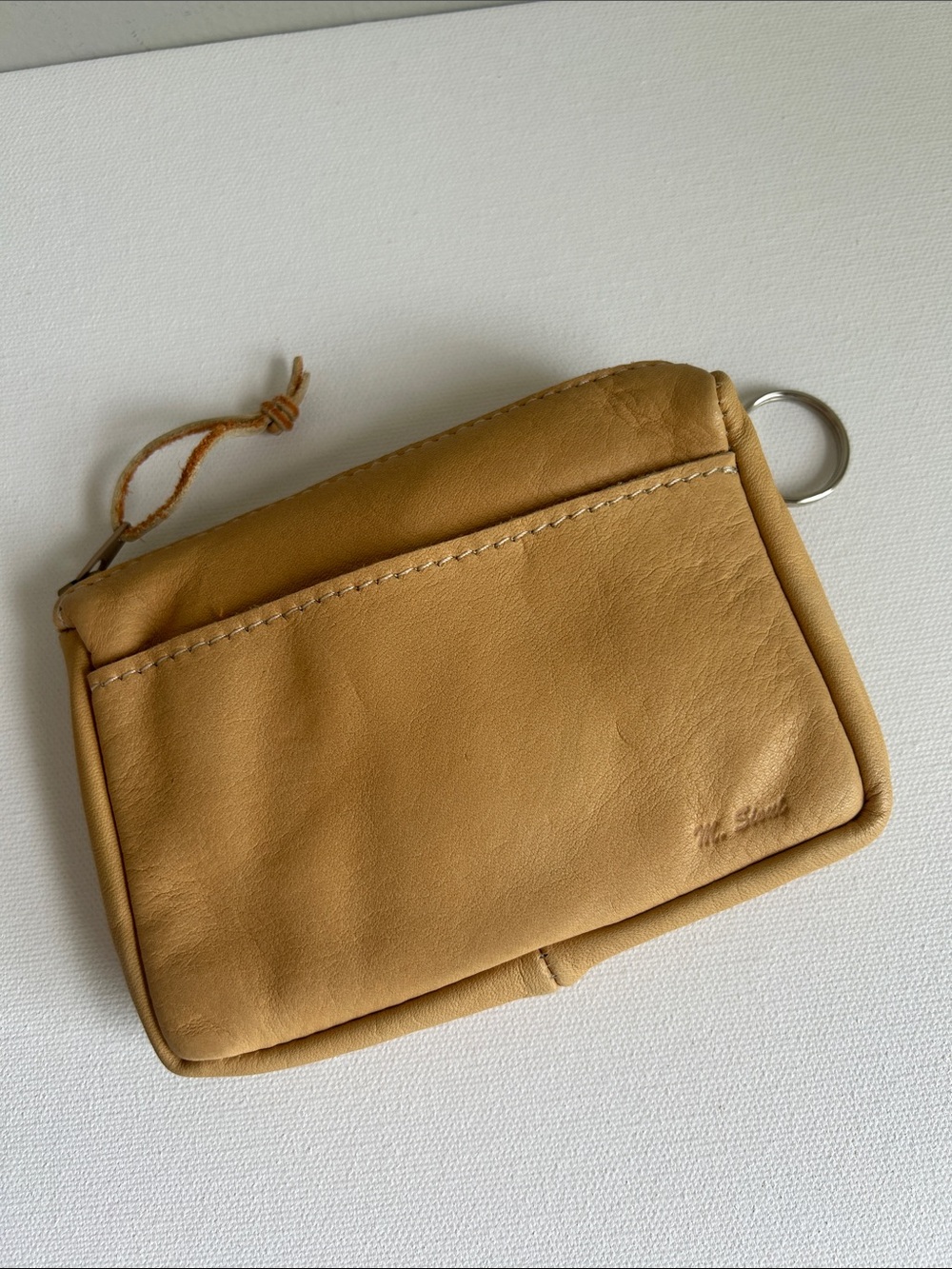 NEW Small Leather Wallet & Key Ring